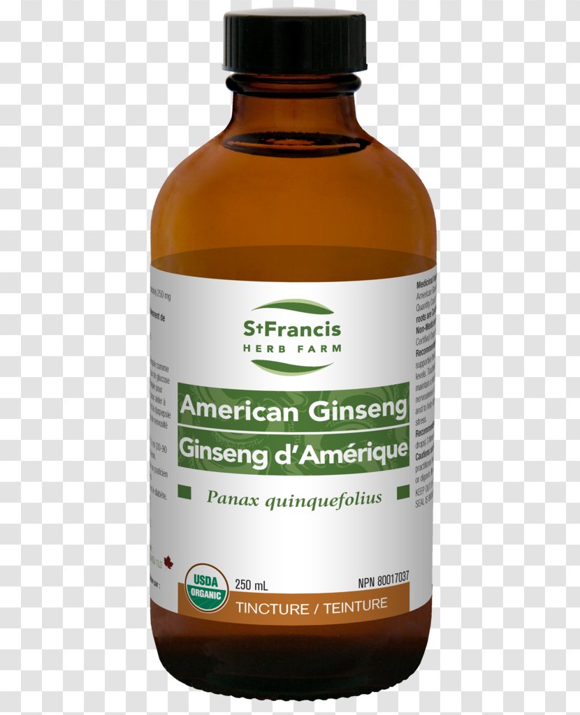 Dietary Supplement Tincture Herb Farm Health - American Ginseng Transparent PNG