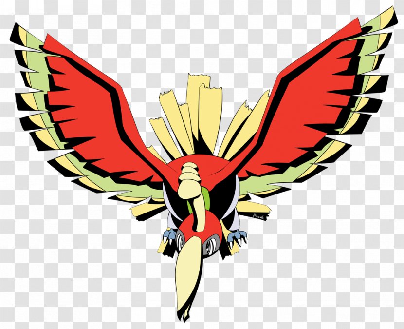 Xerneas Yellow Ho-Oh Clip Art - Fictional Character - Hooh Transparent PNG