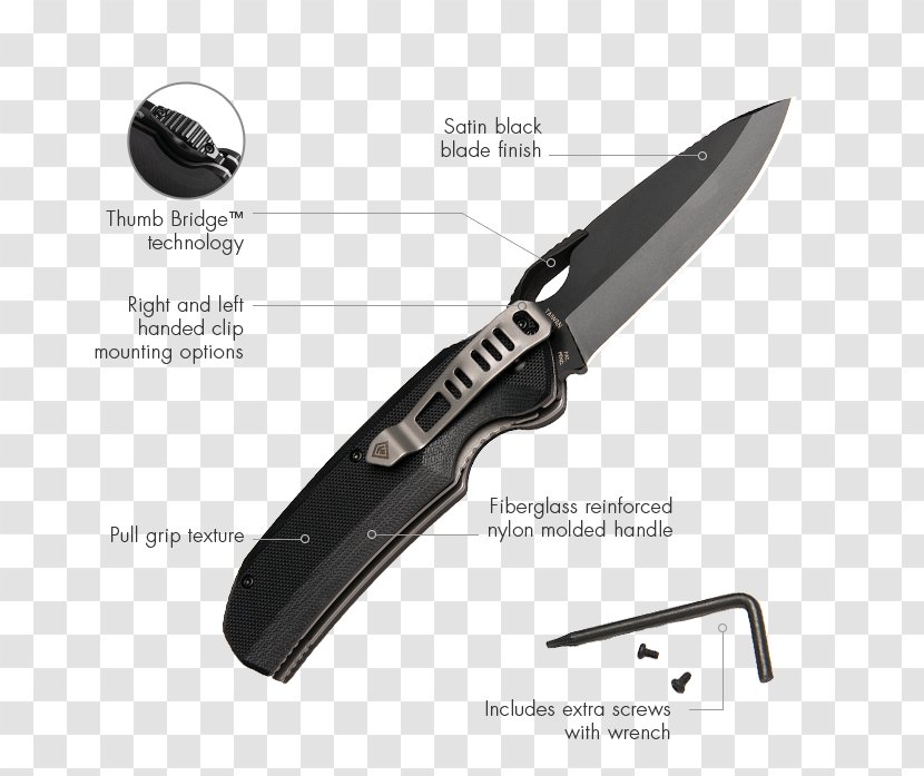 Utility Knives Hunting & Survival Throwing Knife Bowie - Melee Weapon Transparent PNG