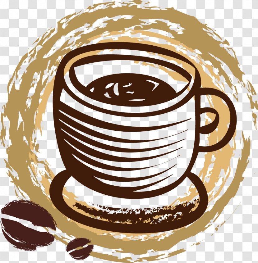 Coffee Cup Tea Cafe - Logo Transparent PNG