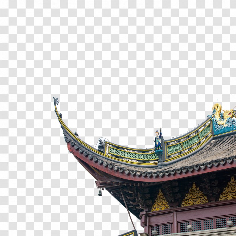 Chinese Architecture - Painting - Palace Roof Transparent PNG