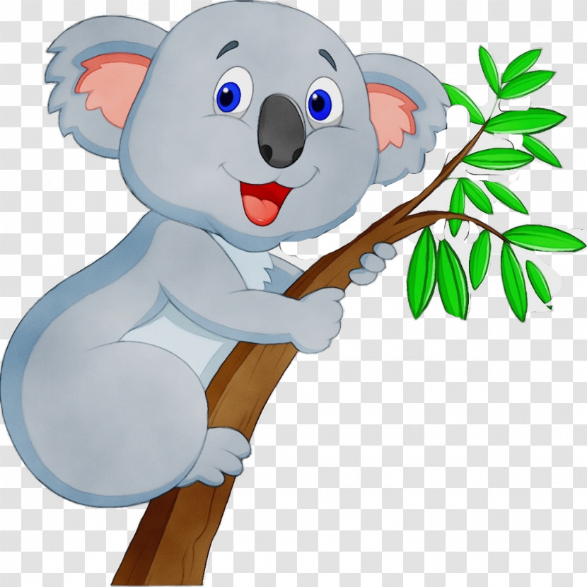 Koala Cartoon Animal Figure Transparent PNG