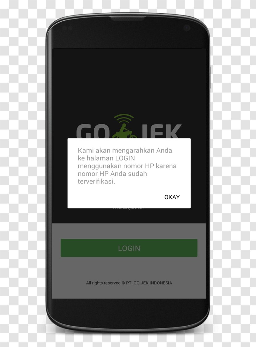 Layanan Driver Gojek Go-Jek Login Password Device - Go Jek Transparent PNG