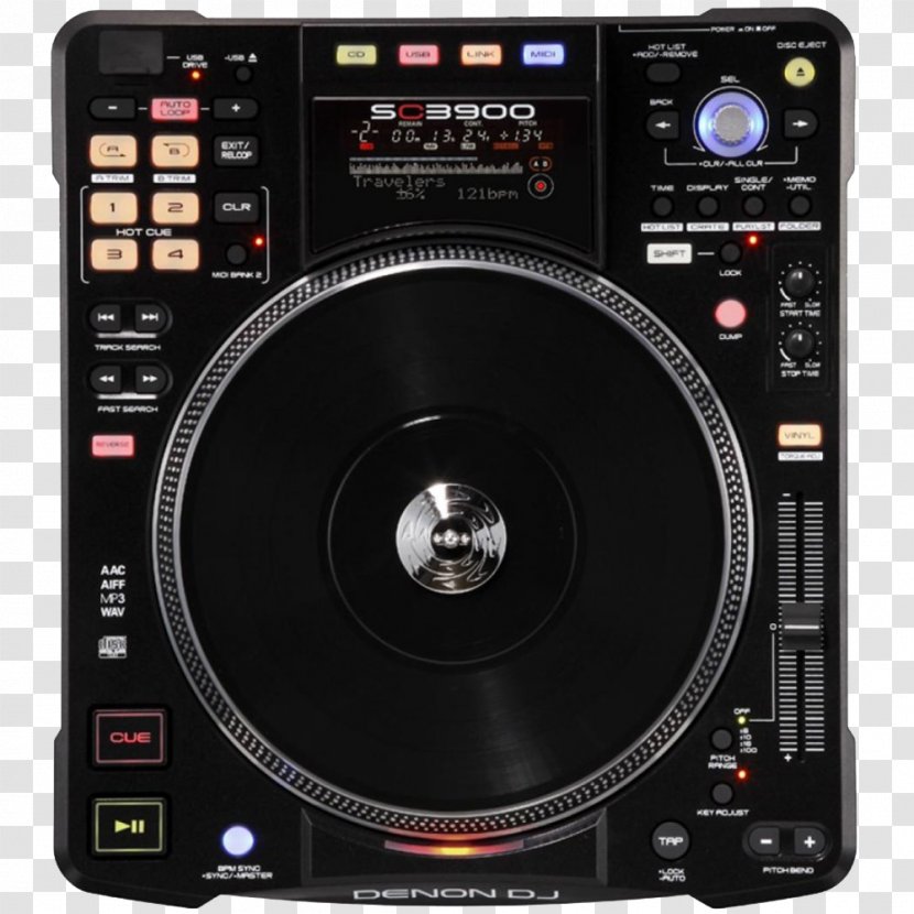 Disc Jockey Denon DJ Controller CDJ Phonograph Record - Heart - Virtual Dj Transparent PNG