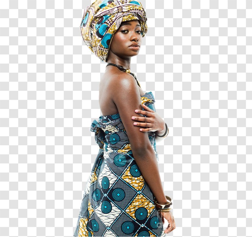 Fashion Model African American Design - Haute Couture Transparent PNG