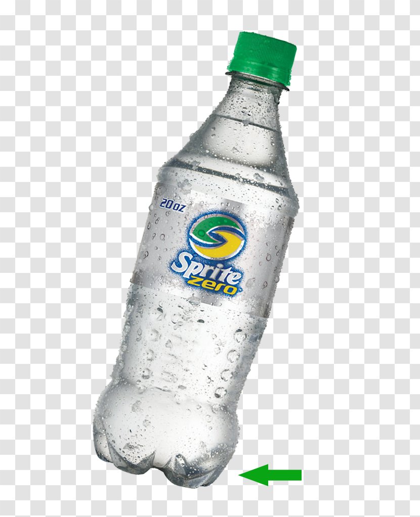 Sprite Zero Soft Drink Carbonated - Bottle - Image Transparent PNG