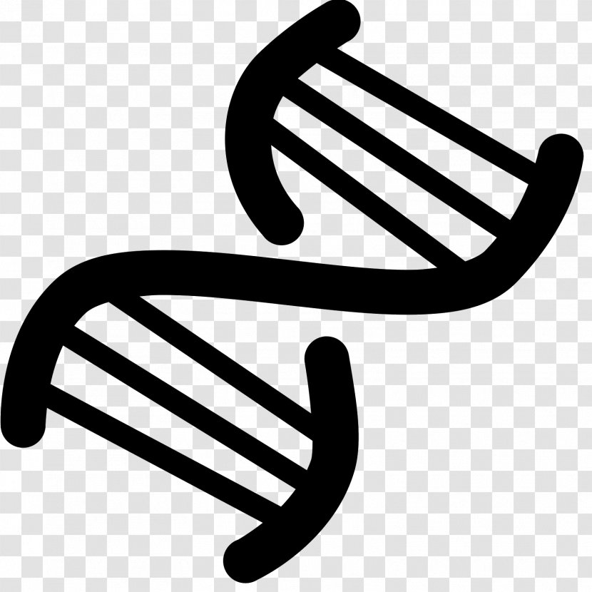 Biotechnology Download - Black And White - DNA Transparent PNG