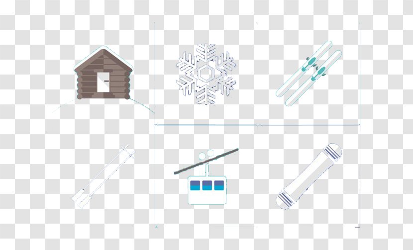 House Snow Graphic Design - Snowflake - Winter Stairs Transparent PNG