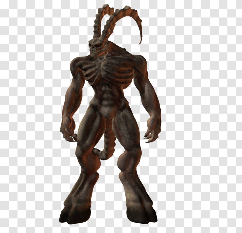 Bone Demon Figurine Character Muscle - Dragones Transparent PNG