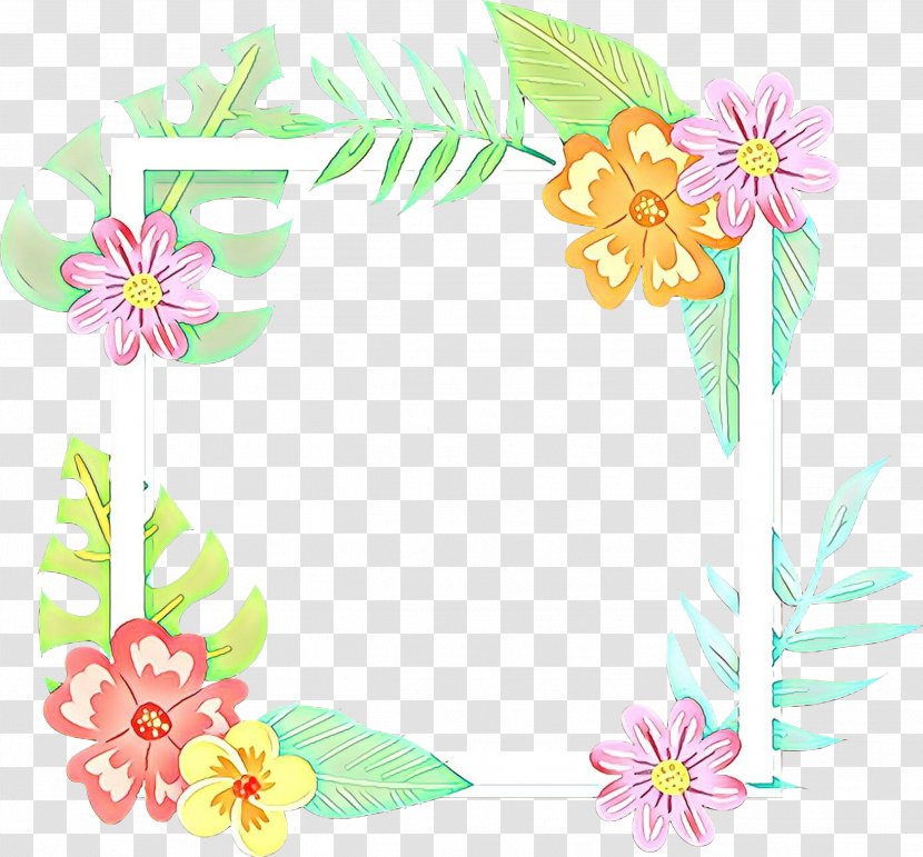 Floral Leaf - Picture Frames - Paper Product Wildflower Transparent PNG