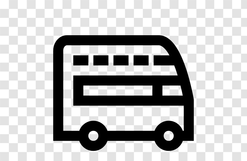 Double-decker Bus AEC Routemaster Tour Service 2階建車両 - Black And White Transparent PNG