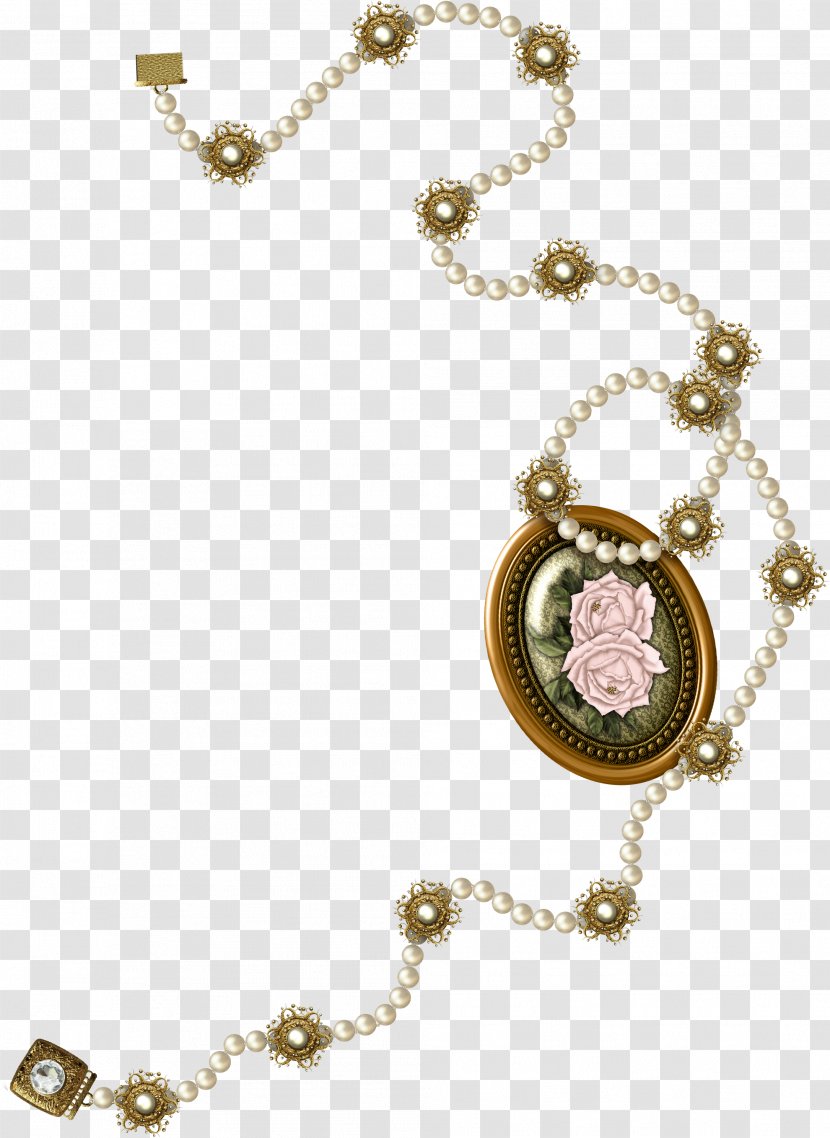 Pearl Necklace - Designer - Rose Transparent PNG
