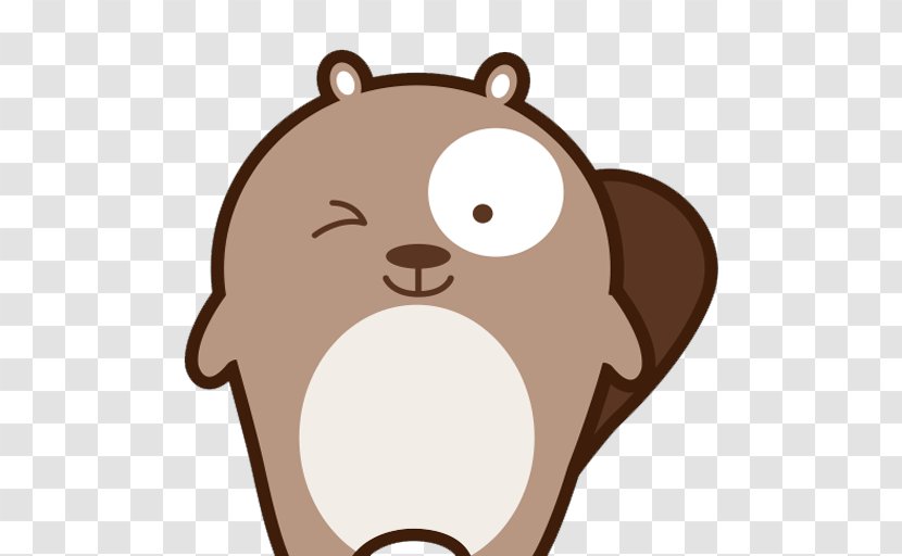 Android Download Application Software Eye Mobile App - Tencent Qq - Cute Beaver Transparent PNG