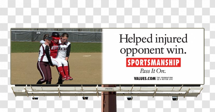 Billboard Sportsmanship Film Poster - Sports Injury Transparent PNG