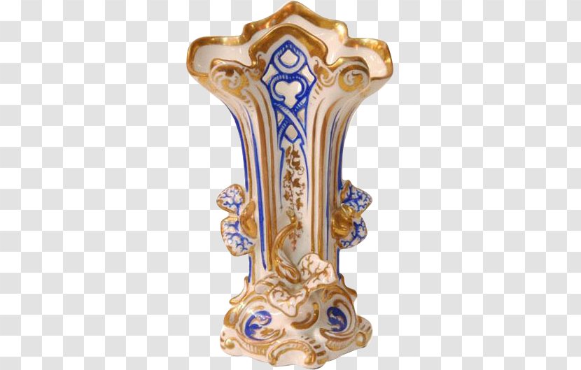 Vase Cobalt Blue Porcelain - Ceramic Transparent PNG