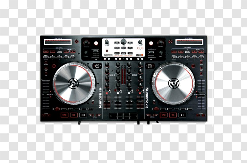 DJ Controller Numark NS6 Industries Disc Jockey Serato Audio Research - Technology - Dj Turntables Transparent PNG