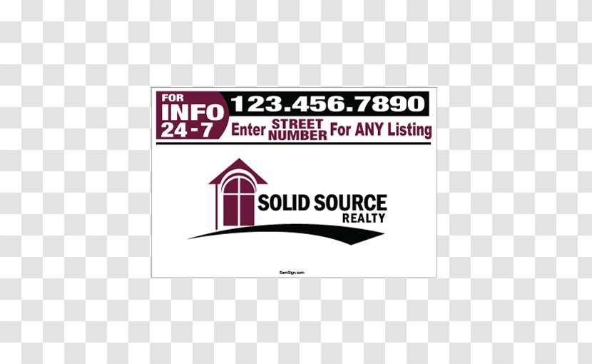 Real Estate SOLID SOURCE REALTY INC: PRECIOUS WATERS Sam's Signs - Logo - Directional Sign Transparent PNG