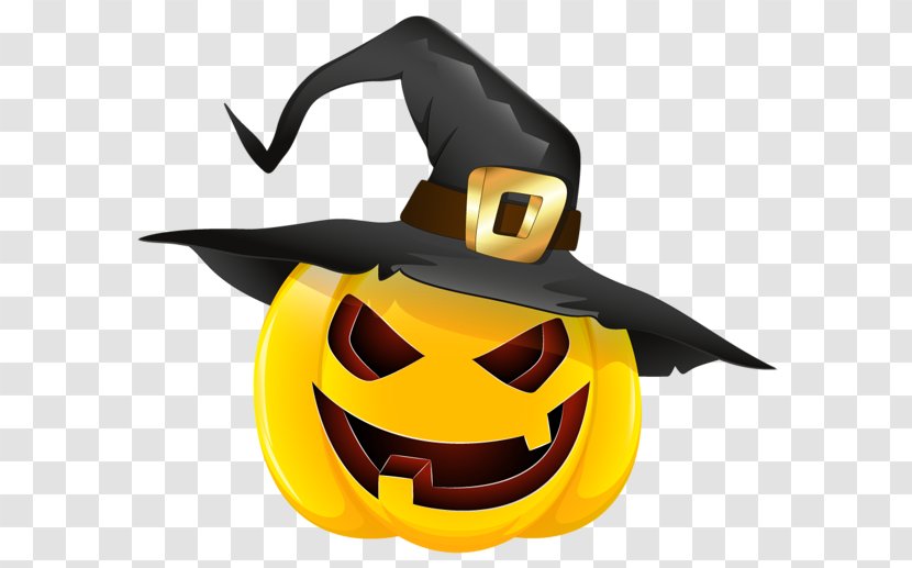 Pumpkin Witch Hat Witchcraft Jack-o'-lantern Clip Art Transparent PNG