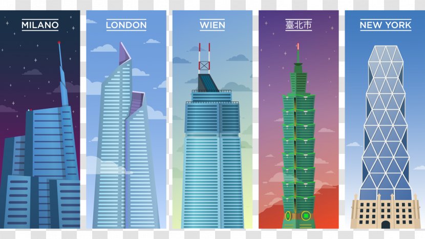 Skyscraper - Italian Architecture Color Transparent PNG