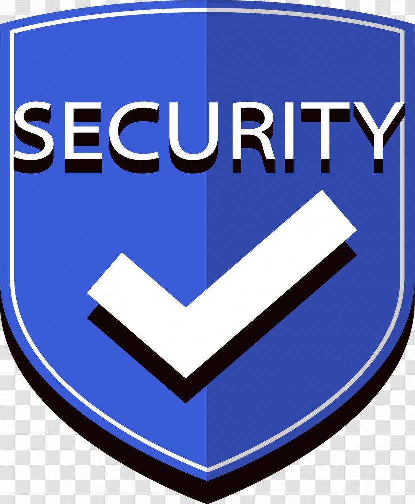 Shield Clip Art - Text - Blue Security Transparent PNG