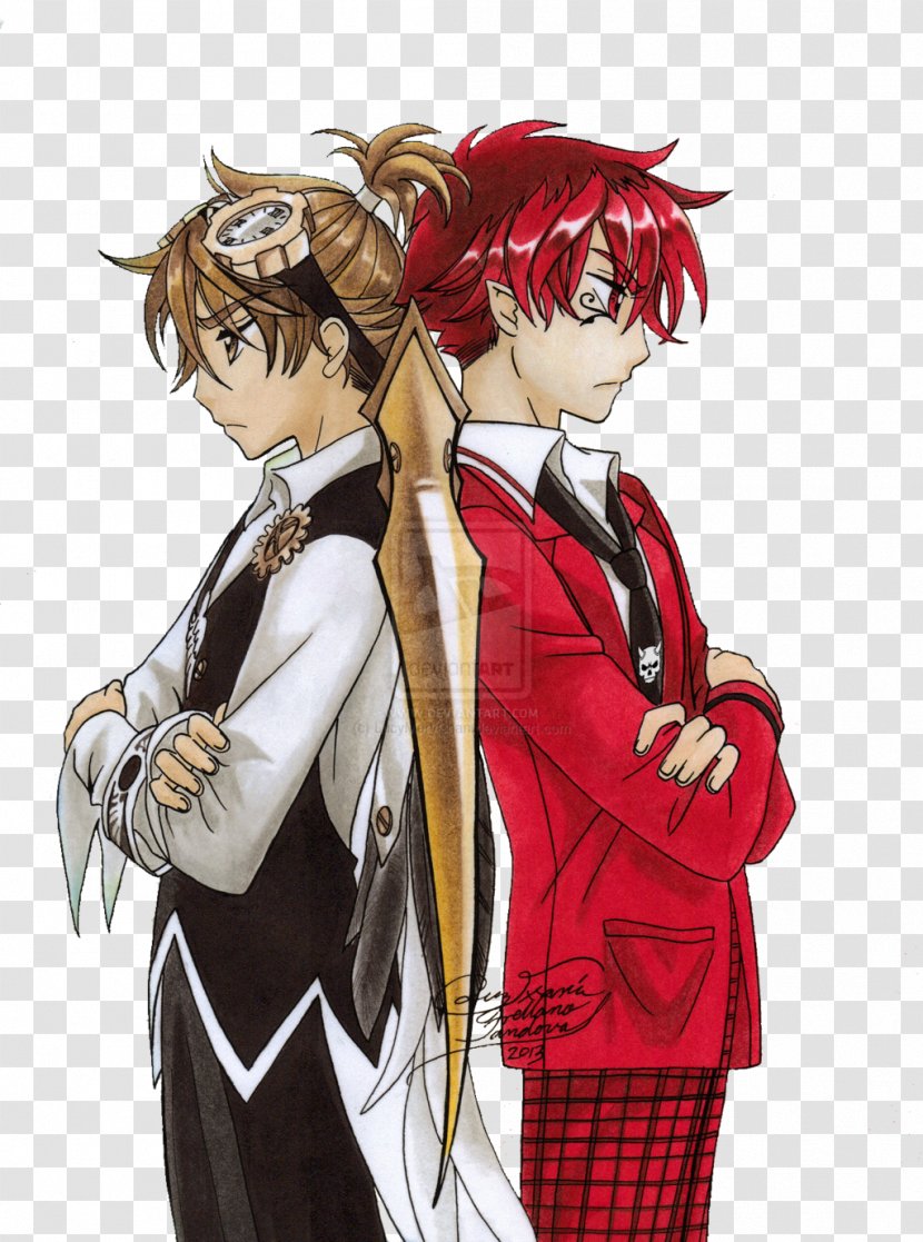 Syaoran Li Drawing Akuma Character - Cartoon Transparent PNG