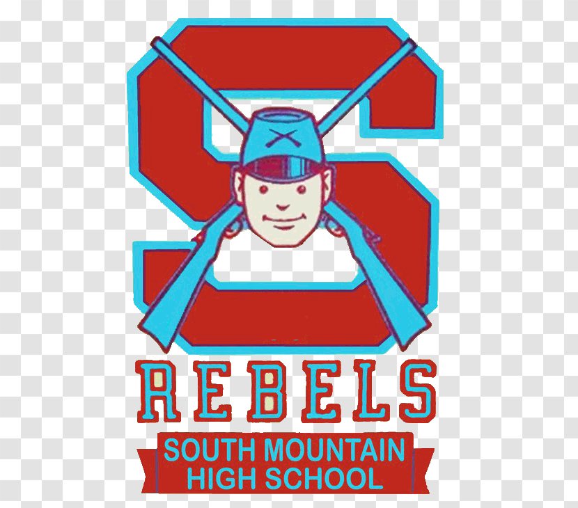South Mountain High School Logo Graphic Design - Text Transparent PNG