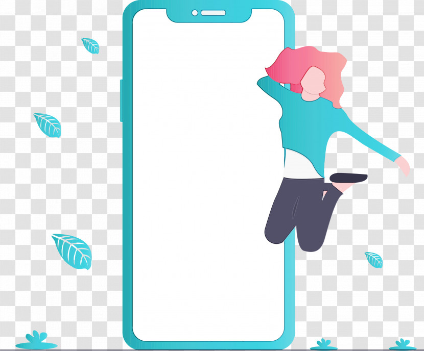 Mobile Phone Case Turquoise Teal Aqua Mobile Phone Accessories Transparent PNG