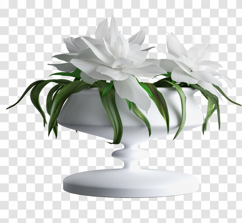 Floral Design Flowerpot Vase - Flower Transparent PNG
