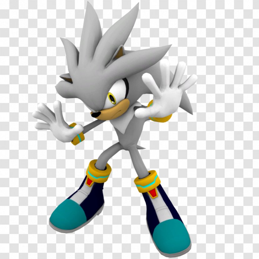 Sonic Generations Shadow The Hedgehog Silver Metal - Video Game - Action Figure Transparent PNG