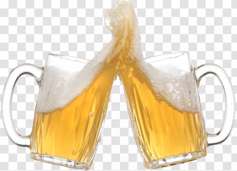 Beer Wine Non-alcoholic Drink Glass - Cup Transparent PNG