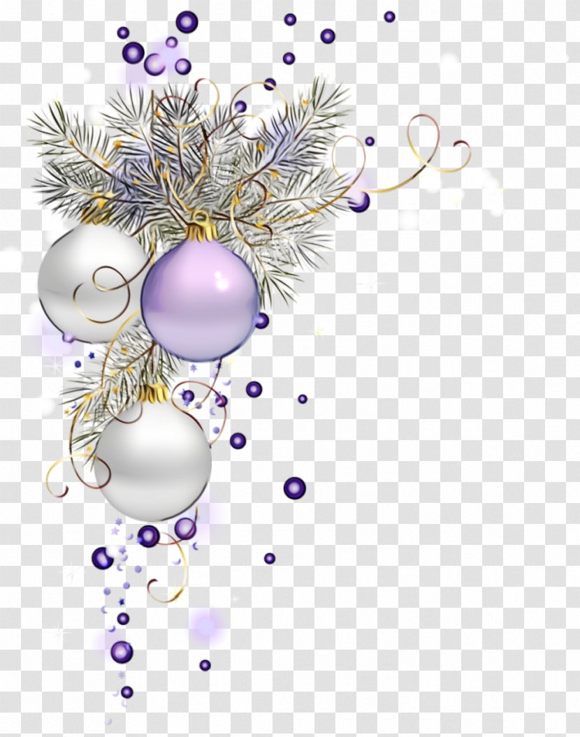 Lavender - Christmas Balls - Ornament Plant Transparent PNG