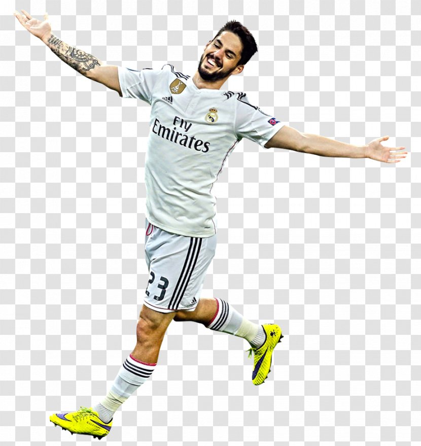 Jersey Rendering Football Player Team Sport - Isco Transparent PNG