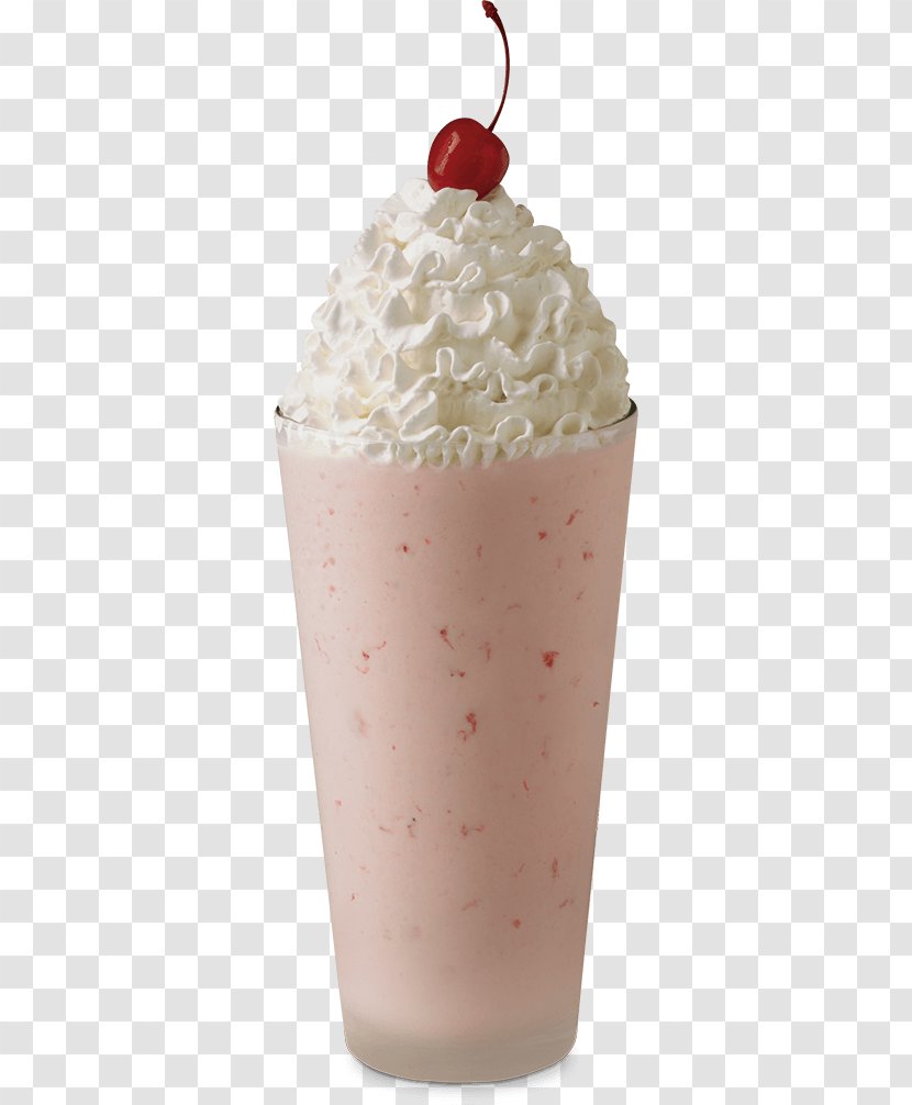 Milkshake Smoothie Cream Strawberry - Whipped - Milk Transparent PNG