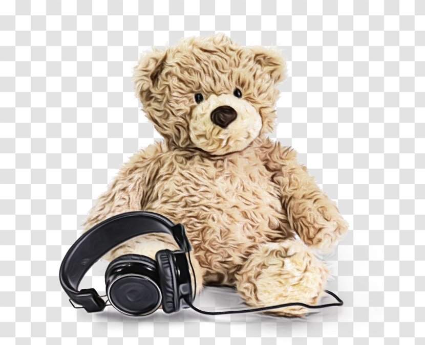 Teddy Bear - Beige - Plush Transparent PNG