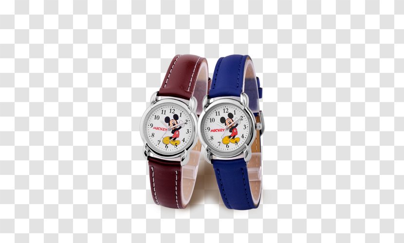 Watch Strap Quartz Clock - Disney Watches Transparent PNG
