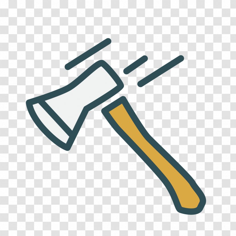 Axe Icon - Text - Gray Transparent PNG