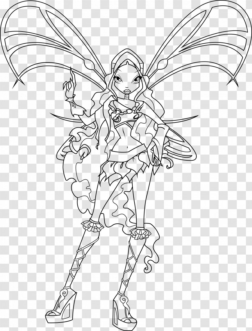 Aisha Stella Bloom Tecna Flora - Mythical Creature - Trix Transparent PNG