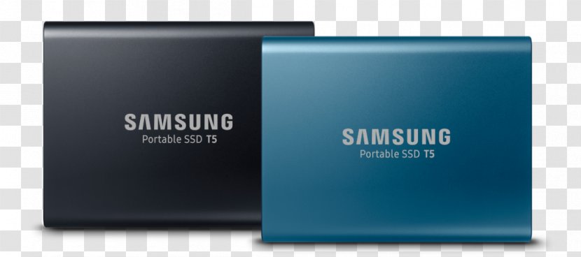 Samsung SSD T5 Portable Solid-state Drive Hard Drives 850 EVO Terabyte - Usb Transparent PNG