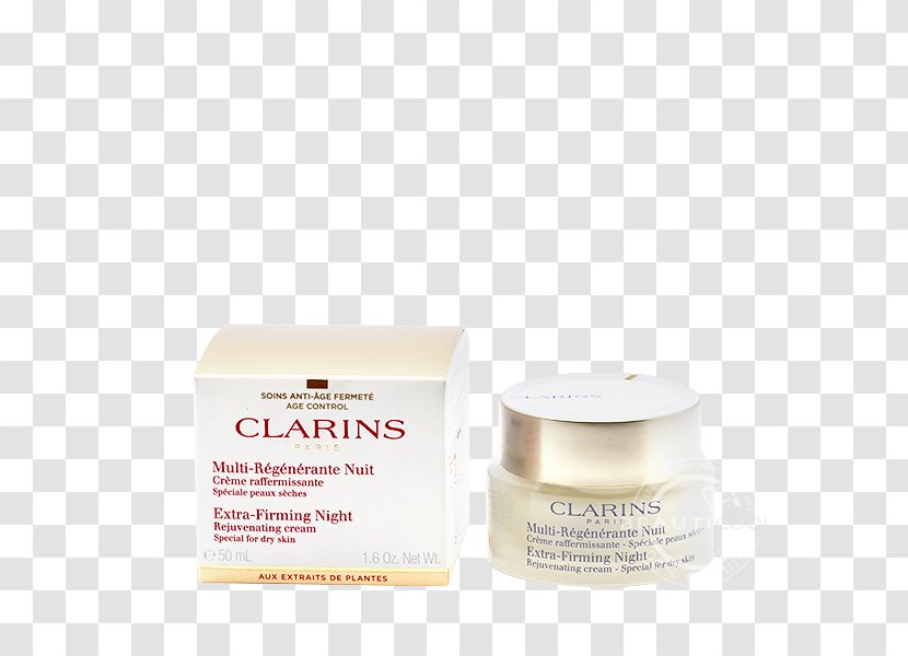 Clarins Extra-Firming Night Rejuvenating Cream Skin Xeroderma - Musk Transparent PNG