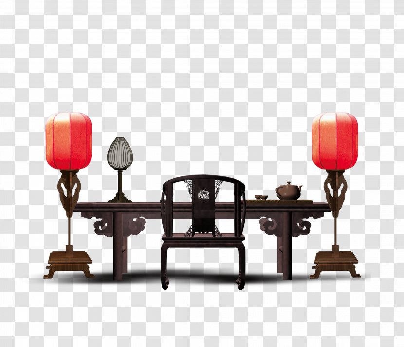 Table Chair Desk Furniture - Chinoiserie - Chinese Seat Transparent PNG