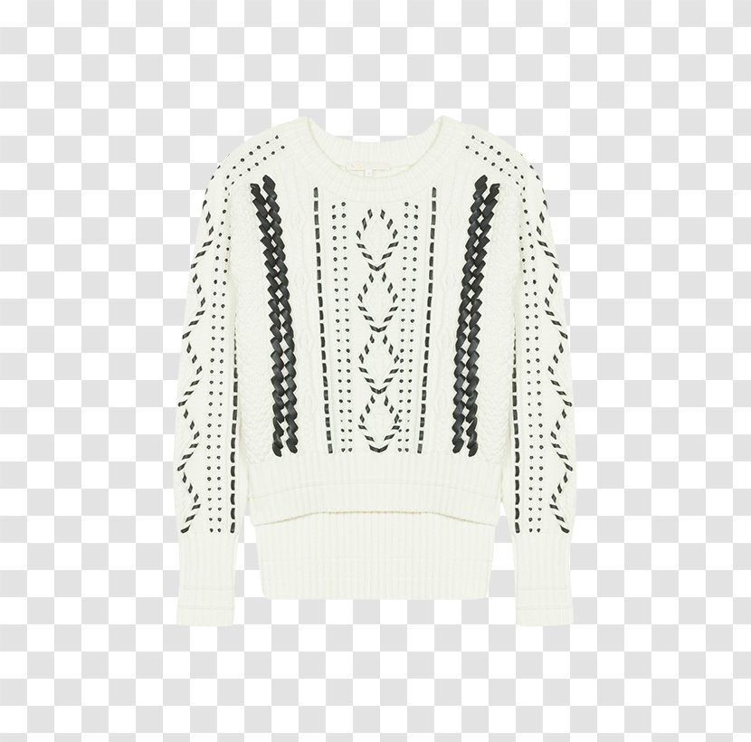 Long-sleeved T-shirt Sweater Neck - Jumper Cable Transparent PNG