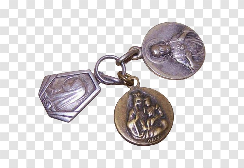 Earring Locket Body Jewellery Bronze - Silver Transparent PNG