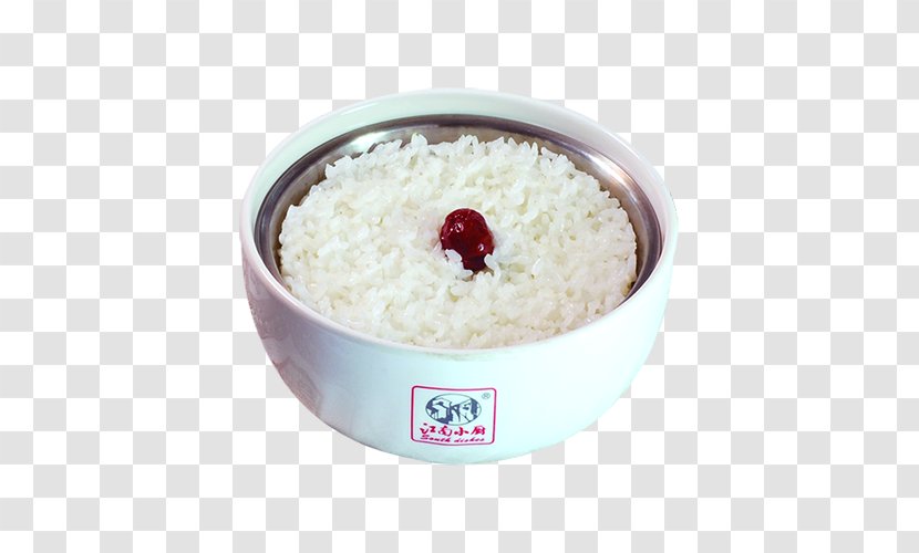 Cooked Rice Bowl White - Jasmine - HighDefinition Red Dates Decoration Transparent PNG