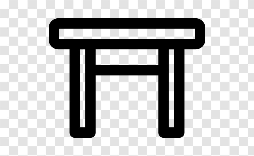 Chair Furniture Table - Black And White Transparent PNG