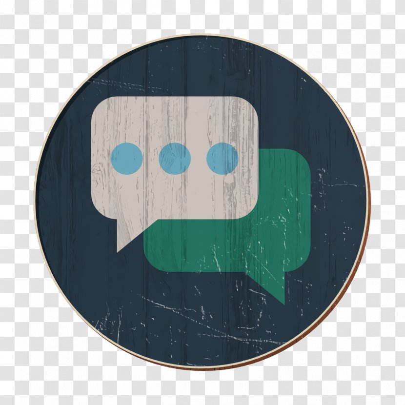 Chat Icon Teamwork And Organization - Aqua - Symbol Teal Transparent PNG