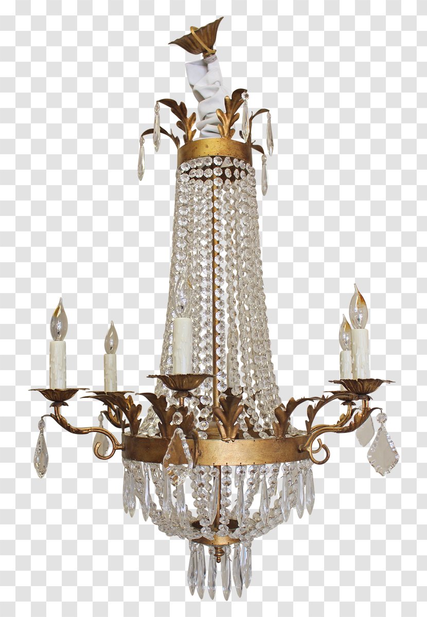 Lighting Sconce Chandelier Light Fixture - Incandescent Bulb - Crystal Transparent PNG