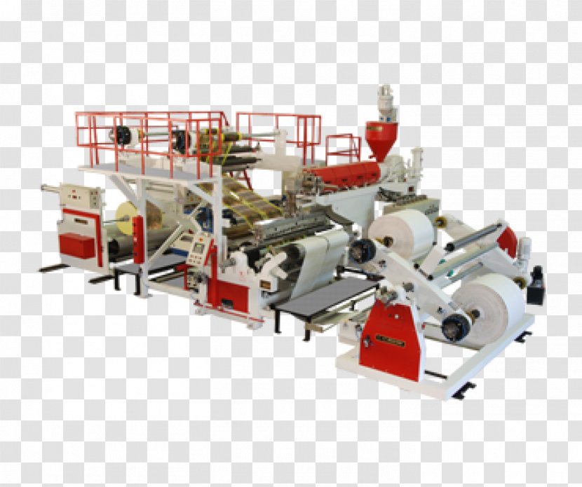 Machine Paper Extrusion Coating Lamination - Lowdensity Polyethylene Transparent PNG