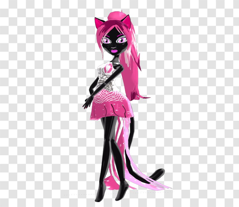 Doll Monster High Scare-Mester Catty Noir OOAK - Costume Transparent PNG