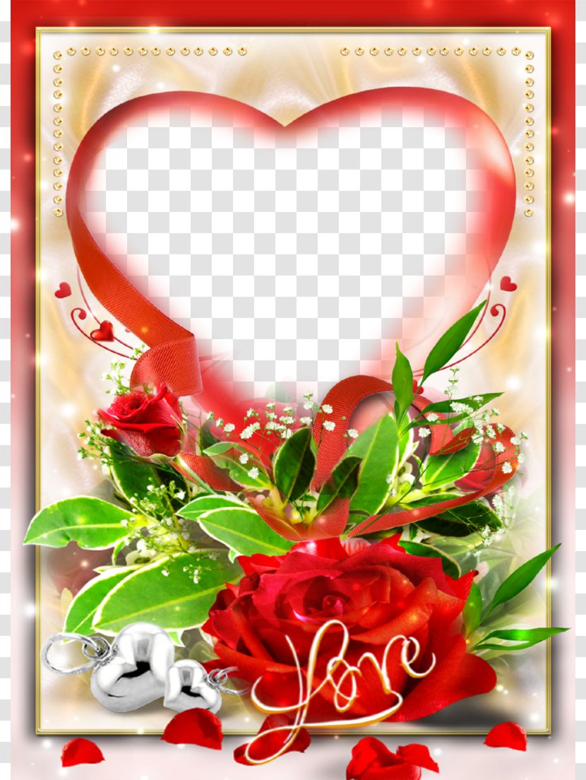 Blessing Morning Happiness Good - Quotation - Heart Rose Romantic Transparent PNG