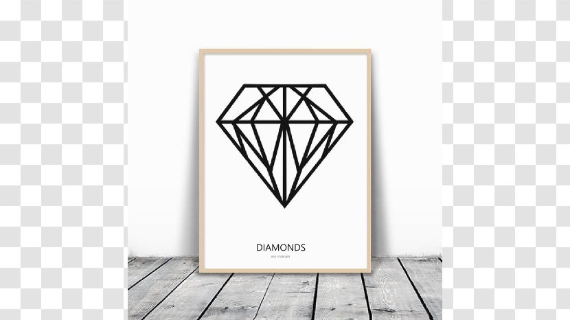 Printing Diamond Canvas Print Art Printmaking - Interior Poster Transparent PNG